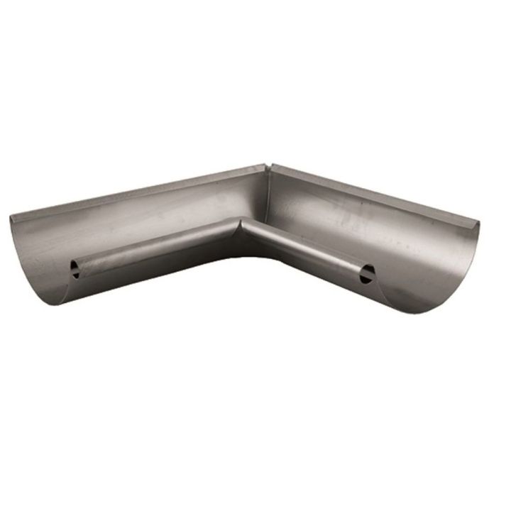 Lindab Steel Guttering - Internal Welded Gutter Angle - Magestic Galvanised Lindab Steel Guttering - Internal Welded Gutter Angle - Magestic Galvanised