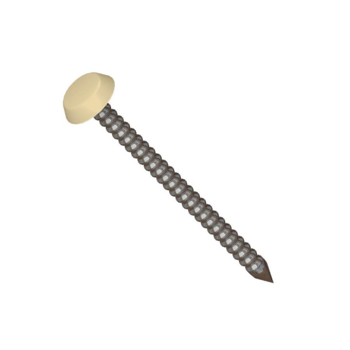 Soffit, Fascia & Capping Board Polytop Fixing Pins - 30mm - Cream (Pack of 250) Soffit, Fascia & Capping Board Polytop Fixing Pins - 30mm - Cream (Pack of 250)