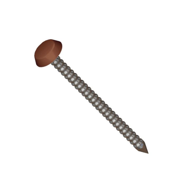 Soffit, Fascia & Capping Board Polytop Fixing Pins - 30mm - Rosewood (Pack of 250) Soffit, Fascia & Capping Board Polytop Fixing Pins - 30mm - Rosewood (Pack of 250)