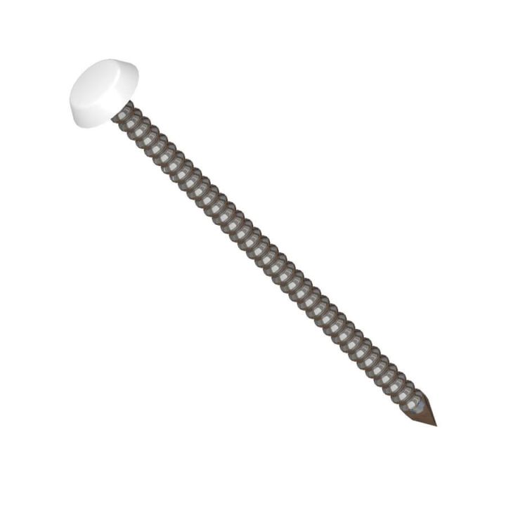 Soffit, Fascia & Capping Board Polytop Fixing Pins - 40mm - White (Pack of 250) Soffit, Fascia & Capping Board Polytop Fixing Pins - 40mm - White (Pack of 250)