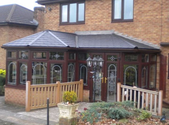 Envirotile Plastic Lightweight Tile on Conservatory