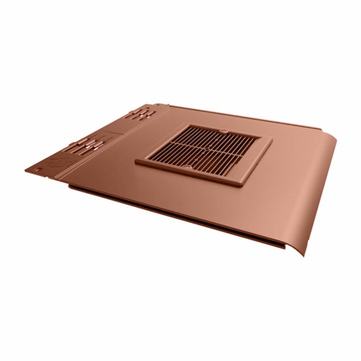 Envirotile - Plastic Lowline Tile Vent - Terracotta Envirotile - Plastic Lowline Tile Vent - Terracotta