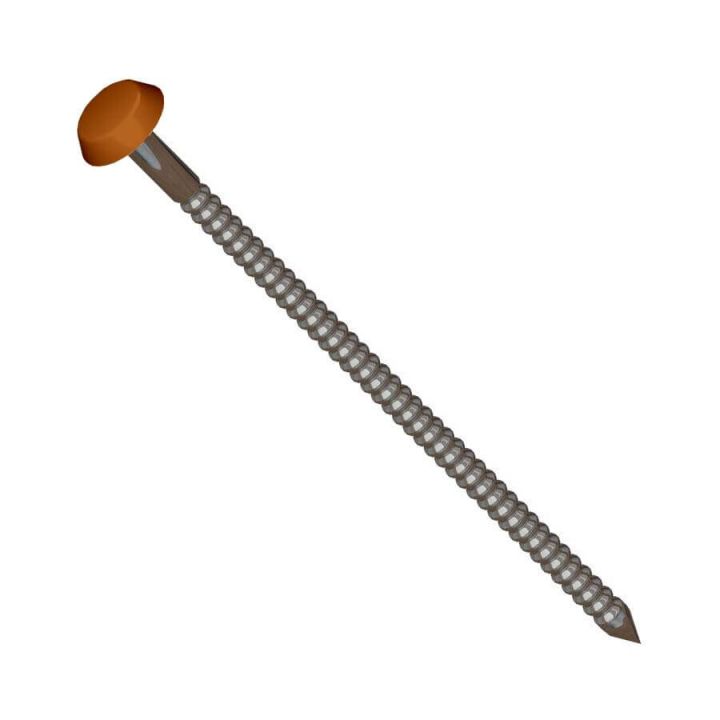 Soffit, Fascia & Capping Board Polytop Fixing Nails - 50mm - Brown (Pack of 100) Soffit, Fascia & Capping Board Polytop Fixing Nails - 50mm - Brown (Pack of 100)