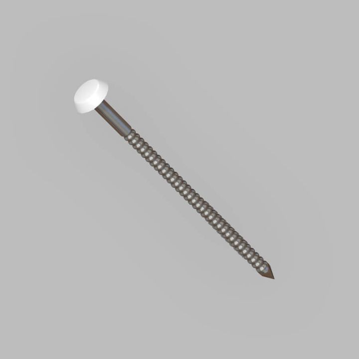 Soffit, Fascia & Capping Board Polytop Fixing Nails - 50mm - White (Pack of 100) Soffit, Fascia & Capping Board Polytop Fixing Nails - 50mm - White (Pack of 100)