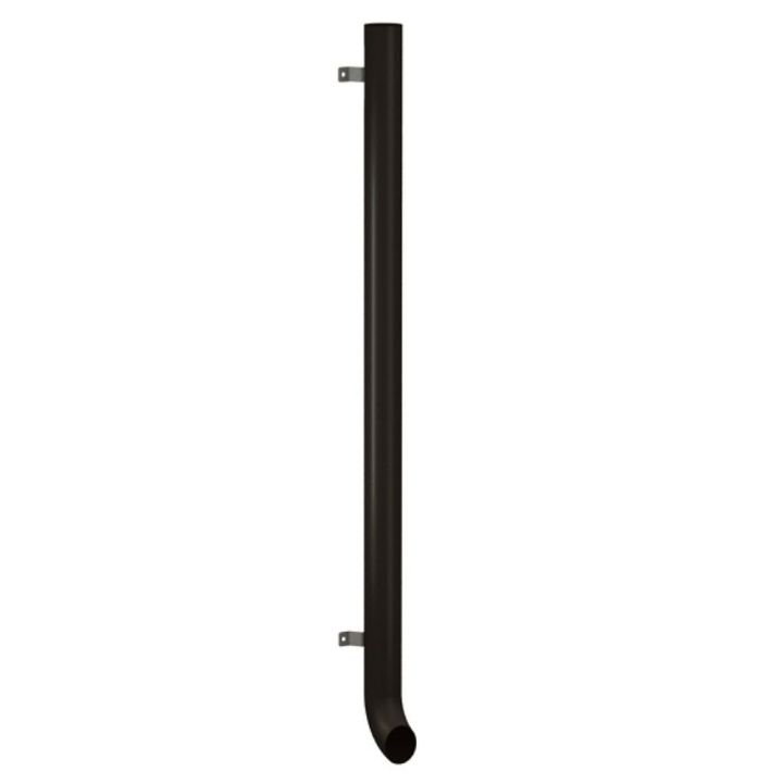 Lindab Guttering - Reinforced Pipe with Brackets and Shoe VUTK2 102mm Lindab Guttering - Reinforced Pipe with Brackets and Shoe VUTK2 102mm