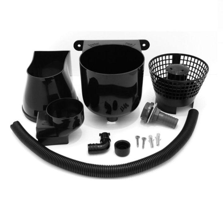 Lindab Guttering - Rainwater Diverter Kit (HD Polythene) RWDK 75/87mm Lindab Guttering - Rainwater Diverter Kit (HD Polythene) RWDK 75/87mm