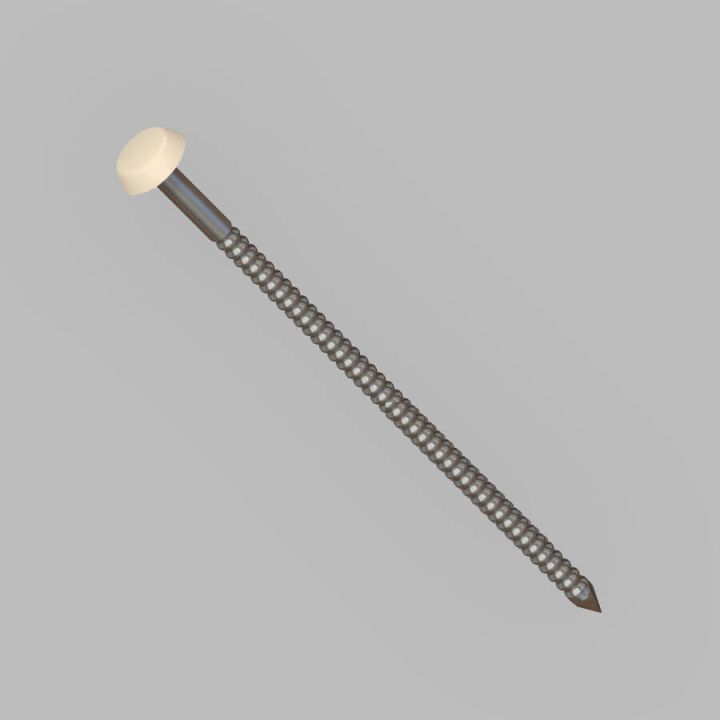 Soffit, Fascia & Capping Board Polytop Fixing Nails - 65mm - Cream (Pack of 100) Soffit, Fascia & Capping Board Polytop Fixing Nails - 65mm - Cream (Pack of 100)