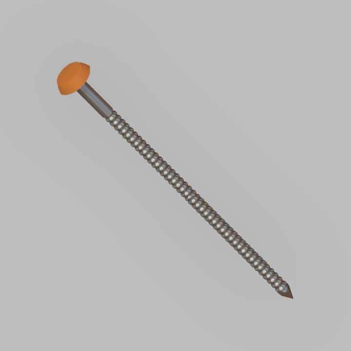 Soffit, Fascia & Capping Board Polytop Fixing Nails - 65mm - Irish Oak (Pack of 100) Soffit, Fascia & Capping Board Polytop Fixing Nails - 65mm - Irish Oak (Pack of 100)