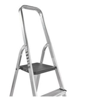 Werner Aluminium Stepladder with High Handrail