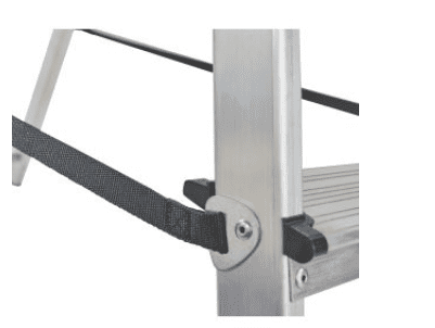 Werner Aluminium Stepladder with High Handrail