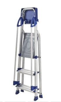Werner Aluminium Workstation Stepladder with Twin Handrails Werner Aluminium Workstation Stepladder with Twin Handrails