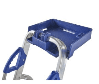 Werner Aluminium Workstation Stepladder with Twin Handrails Werner Aluminium Workstation Stepladder with Twin Handrails