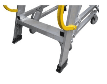 Werner Fibreglass Swingback Stepladder with Lock-In Accesory System Werner Fibreglass Swingback Stepladder with Lock-In Accesory System