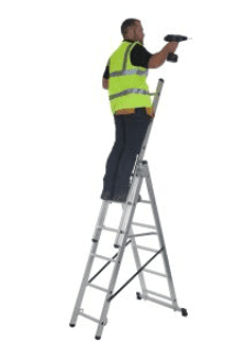 Werner 4 Way Aluminium Combination Ladder Werner 4 Way Aluminium Combination Ladder