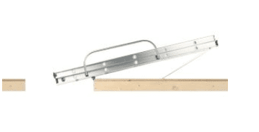 Werner 2.69m 2 Section Aluminium Loft Ladder with Handrail Werner 2.69m 2 Section Aluminium Loft Ladder with Handrail