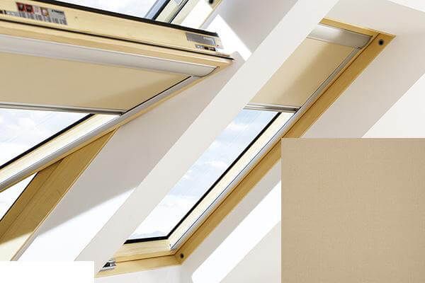 Fakro - ARF II 227 - Manual Blackout Blind - Tortilla Brown