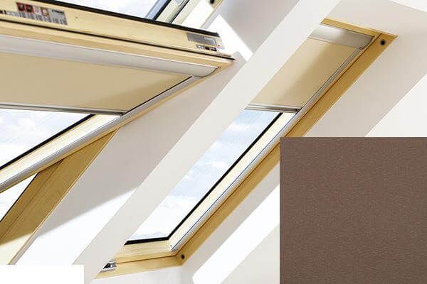 Fakro - ARF II 256 - Manual Blackout Blind - Walnut Fakro - ARF II 256 - Manual Blackout Blind - Walnut