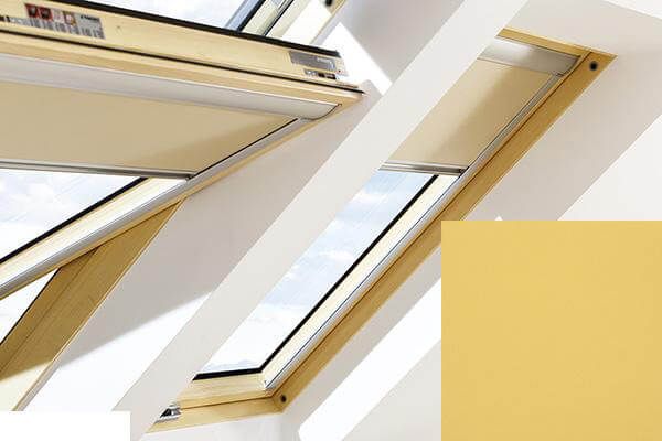 Fakro - ARF II 258 - Manual Blackout Blind - Mustard Fakro - ARF II 258 - Manual Blackout Blind - Mustard