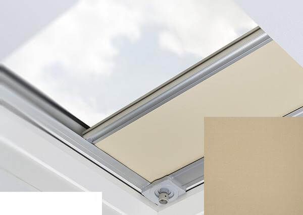 Fakro - ARF/D II 227 - Flat Roof Manual Blackout Blind - Tortilla Brown Fakro - ARF/D II 227 - Flat Roof Manual Blackout Blind - Tortilla Brown