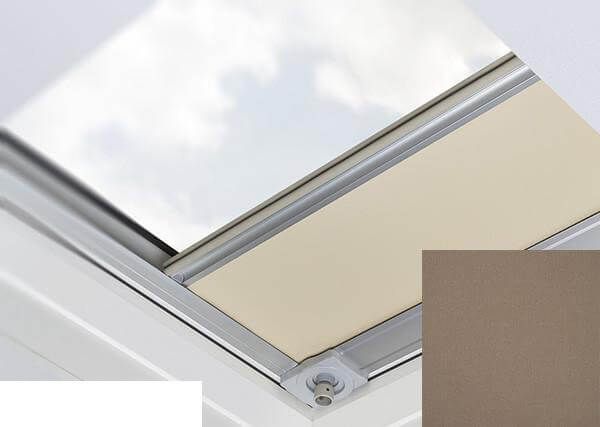 Fakro - ARF/D II 231 - Flat Roof Manual Blackout Blind - Cedar Brown Fakro - ARF/D II 231 - Flat Roof Manual Blackout Blind - Cedar Brown