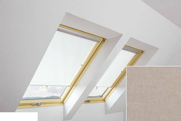 Fakro - ARS I 240 - Standard Manual Roller Blind - Brindle Fakro - ARS I 240 - Standard Manual Roller Blind - Brindle