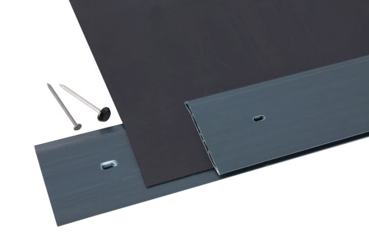TRC Techno 2-Piece uPVC Gutter Trim - 2500mm TRC Techno 2-Piece uPVC Gutter Trim - 2500mm