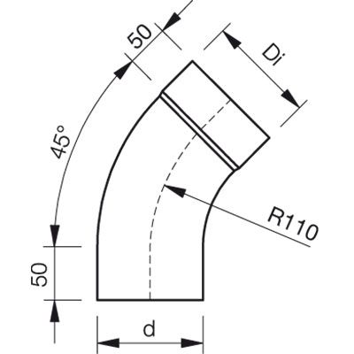 Lindab Steel Guttering - Downpipe Bend with Socket Lindab Steel Guttering - Downpipe Bend with Socket