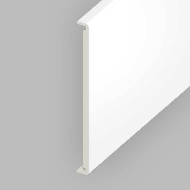 Box-end Fascia UPVC Board - Plain 450mm x 18mm - White (1.25m) Box-end Fascia UPVC Board - Plain 450mm x 18mm - White (1.25m)