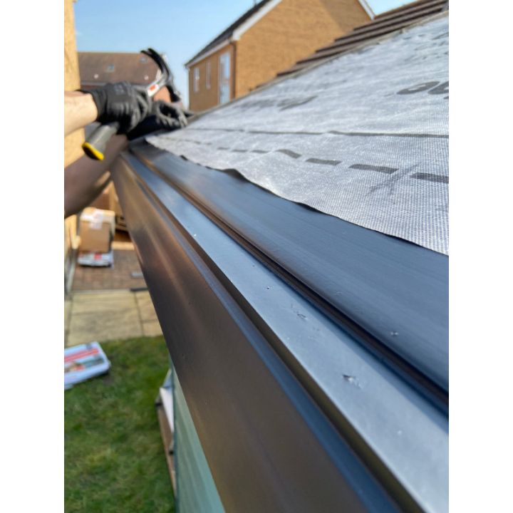 Onduline Eaves Tray - 1500mm (Black) Onduline Eaves Tray - 1500mm (Black)