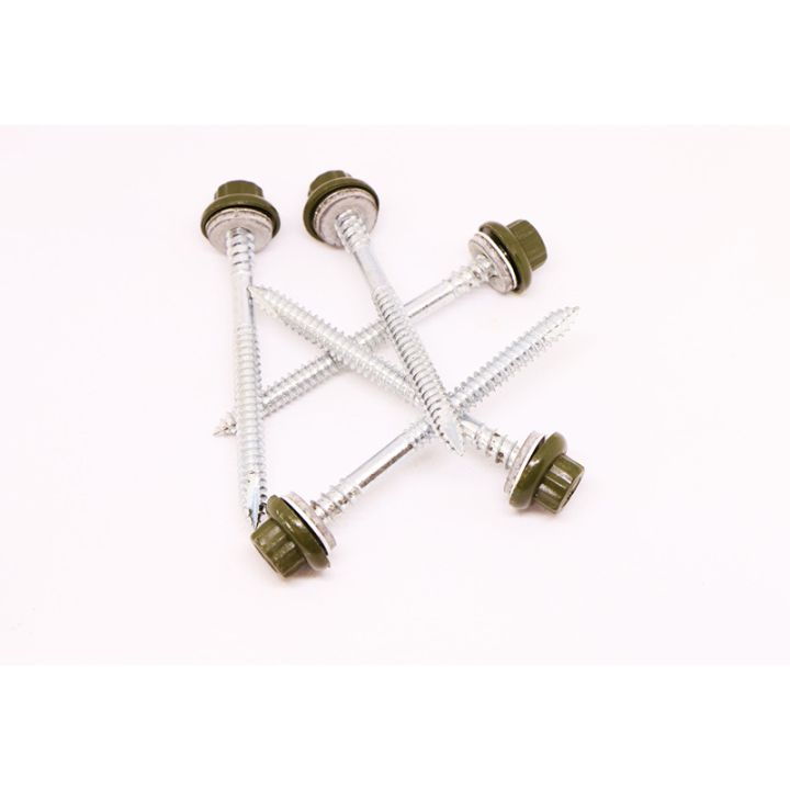 Britmet - Pantile 2000 - Main Fixings - Sage Green - 85mm Britmet - Pantile 2000 - Main Fixings - Sage Green - 85mm