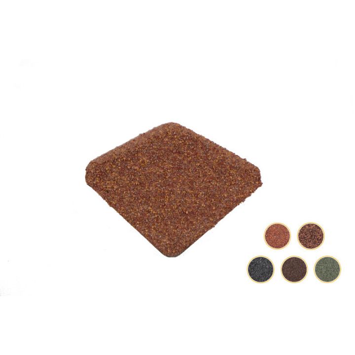 Britmet Shingle - Metal Slimline Ridge End Cap Britmet Shingle - Metal Slimline Ridge End Cap