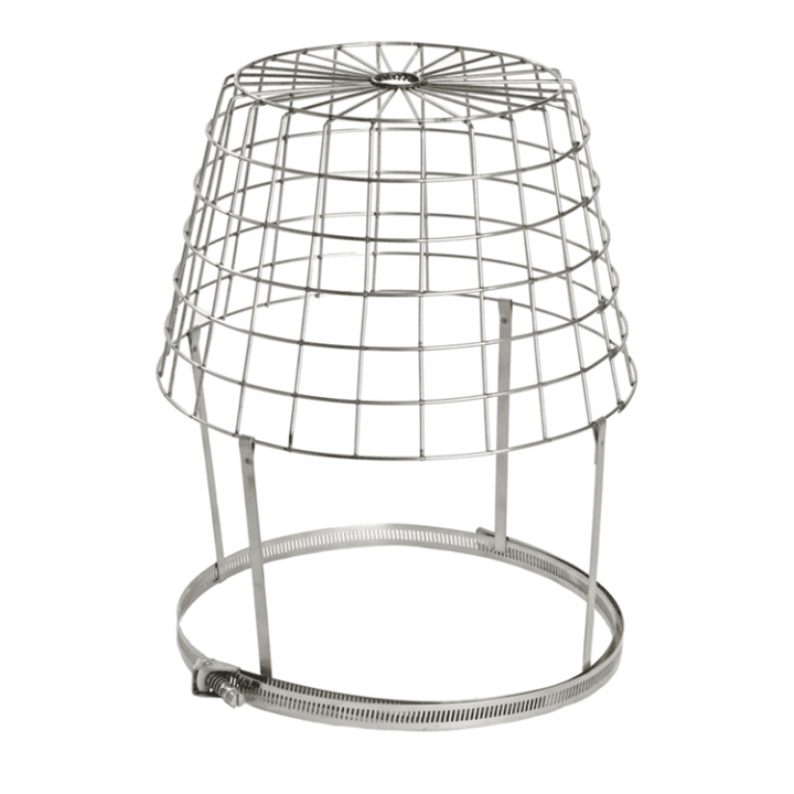 Bucket Top Chimney Birdguard - 150mm to 250mm - Stainless Steel Bucket Top Chimney Birdguard - 150mm to 250mm - Stainless Steel