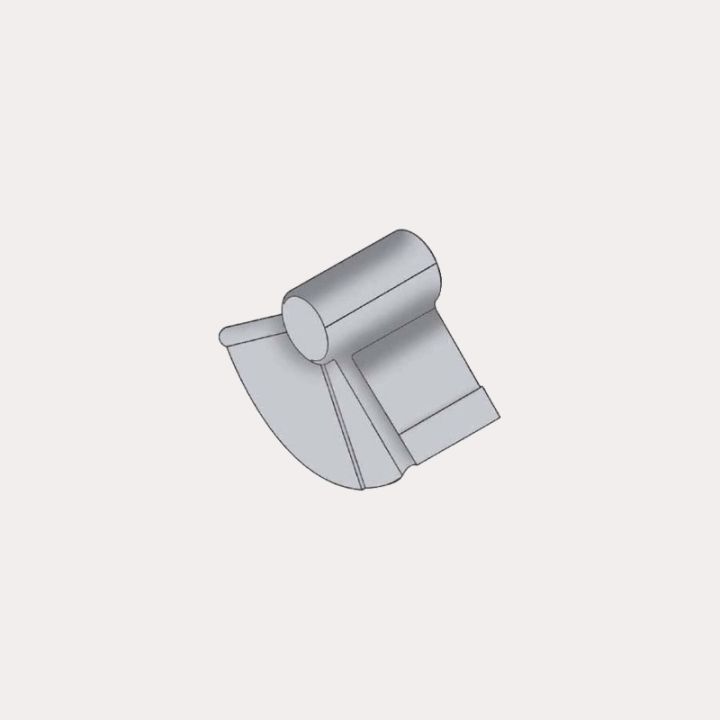 Swisspearl Cemsix Big Six Fibre Cement Two-Piece Adjustable Roll Top Finial Swisspearl Cemsix Big Six Fibre Cement Two-Piece Adjustable Roll Top Finial