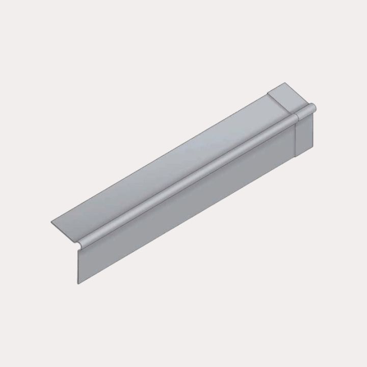 Swisspearl Cemsix Big Six Fibre Cement Roll Top Barge Board Swisspearl Cemsix Big Six Fibre Cement Roll Top Barge Board