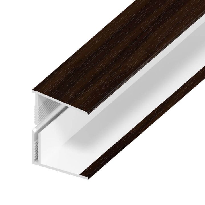 UPVC Shiplap Cladding - Edge Trim - 125mm - Rosewood (5m) UPVC Shiplap Cladding - Edge Trim - 125mm - Rosewood (5m)