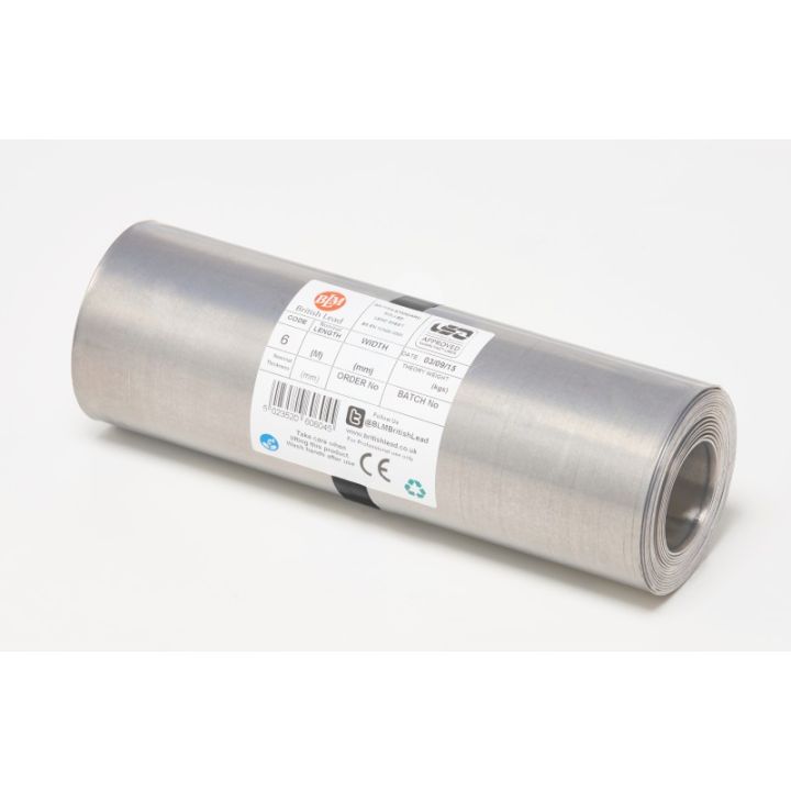 Code 6 Lead Flashing - Rolled Lead Sheet - British Lead Code 6 Lead Flashing - Rolled Lead Sheet - British Lead