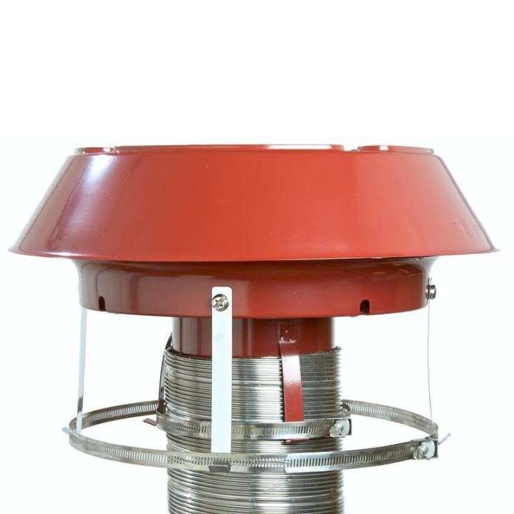 Anti-Downdraught Chimney Cowl for Flexible Flue Liners - 125mm to 150mm - Colt Top Range Anti-Downdraught Chimney Cowl for Flexible Flue Liners - 125mm to 150mm - Colt Top Range