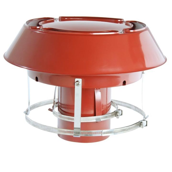 Anti-Downdraught Chimney Cowl for Flexible Flue Liners - 125mm to 150mm - Colt Top Range Anti-Downdraught Chimney Cowl for Flexible Flue Liners - 125mm to 150mm - Colt Top Range