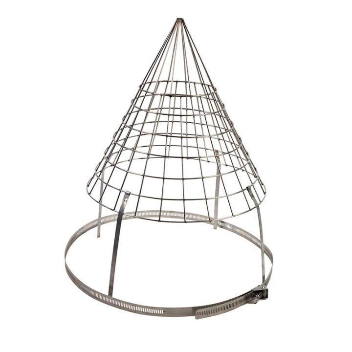 Cone Top Chimney Bird Guard - 110mm to 260mm - Stainless Steel Cone Top Chimney Bird Guard - 110mm to 260mm - Stainless Steel