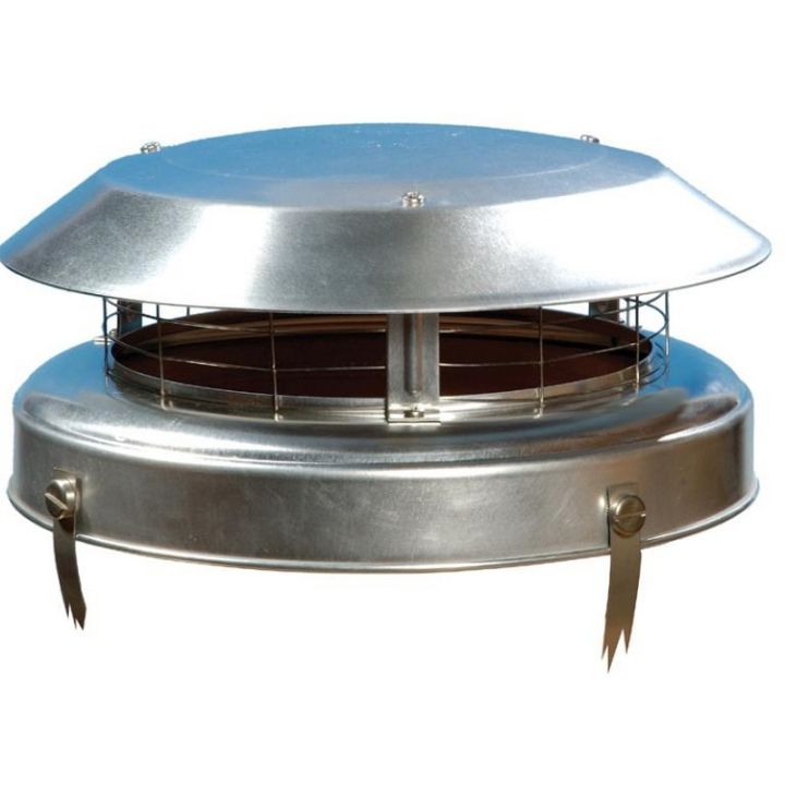 Anti-Downdraught Chimney Cowl and Birdguard - 170mm to 250mm Anti-Downdraught Chimney Cowl and Birdguard - 170mm to 250mm