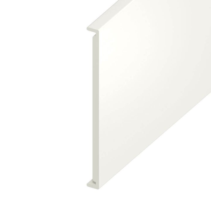 Double Fascia UPVC Board - Plain 450mm x 18mm - White Ash (5m) Double Fascia UPVC Board - Plain 450mm x 18mm - White Ash (5m)