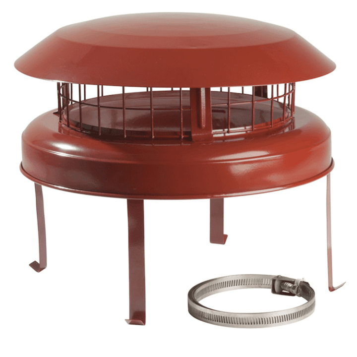 Econocowl - Stainless Steel Chimney Cowl for Solid Fuel - 150mm to 250mm