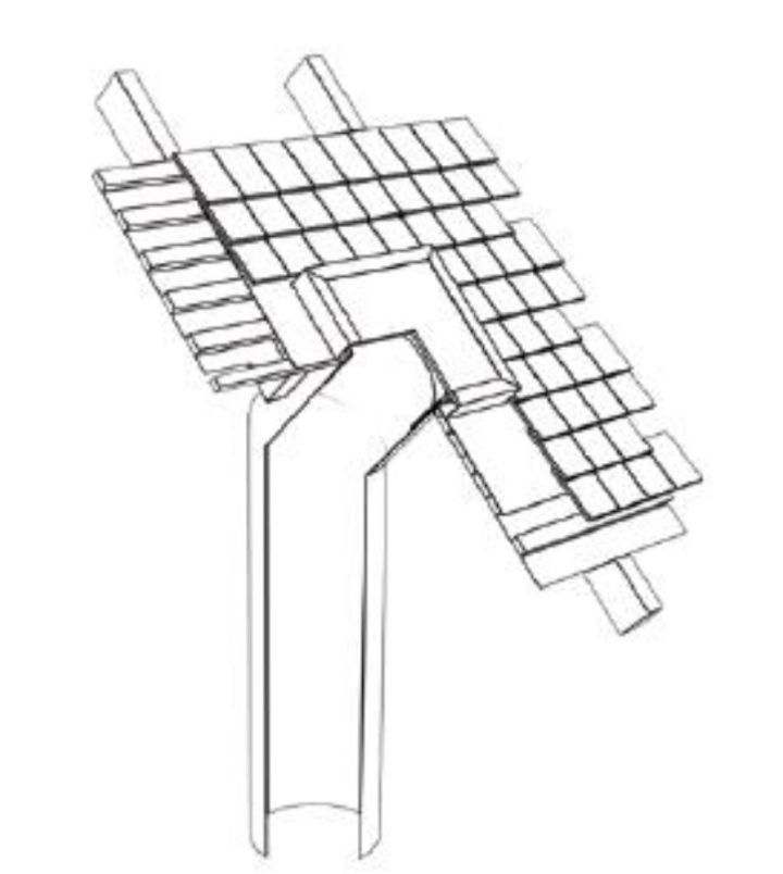 Em-Tube Pitched Roof Sun Tunnel for Slates with Flexible Tubes