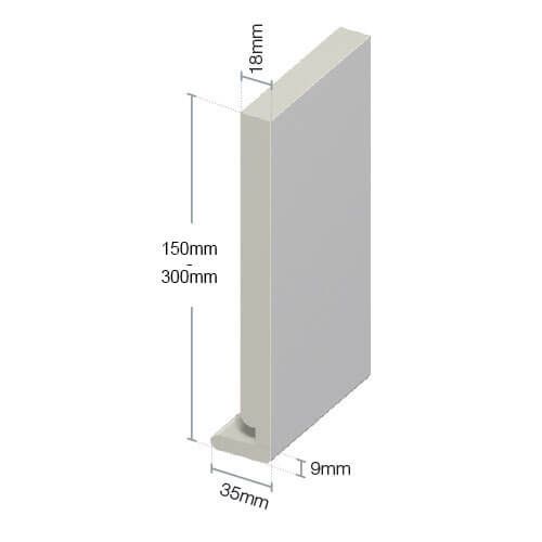 UPVC Plain Fascia Board Sizing UPVC Plain Fascia Board Sizing