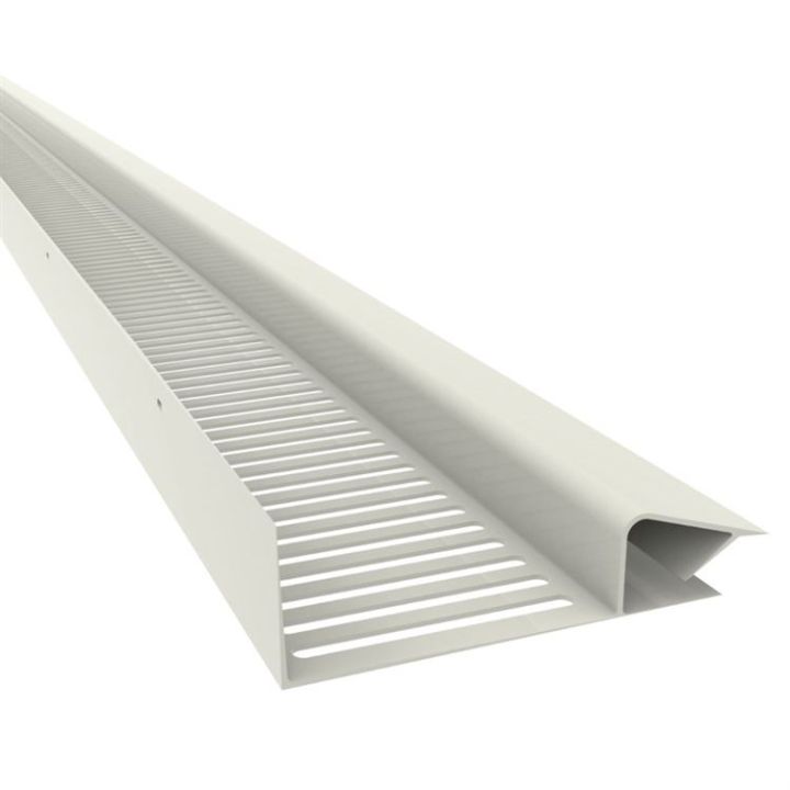 Manthorpe 25mm Continuous Soffit Vent - 28mm x 80mm x 2440mm (Pack of 10) Manthorpe 25mm Continuous Soffit Vent - 28mm x 80mm x 2440mm (Pack of 10)