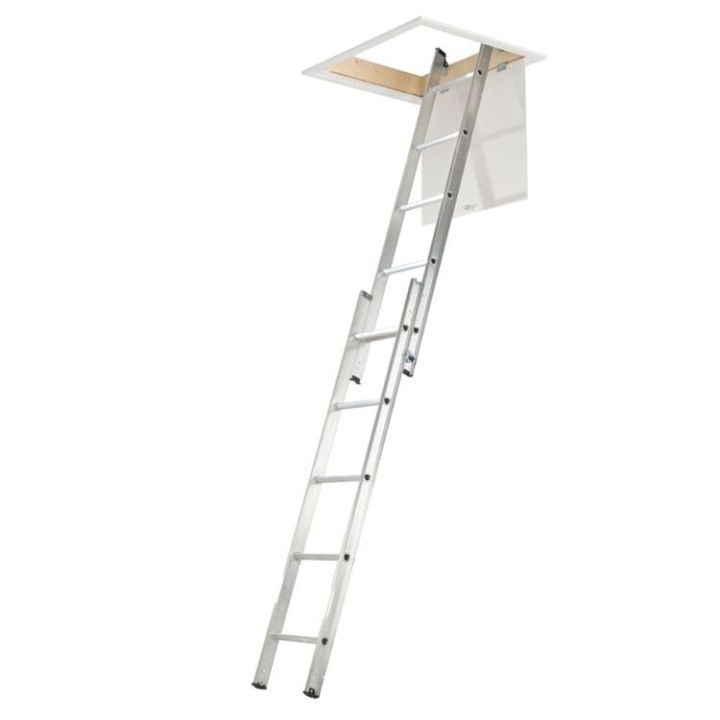 Manthorpe 2 Section Aluminium Loft Ladder - 2600mm Manthorpe 2 Section Aluminium Loft Ladder - 2600mm