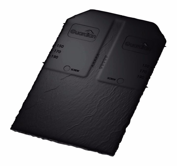 Guardian - Synthetic Slate Tile - Black (Pack of 22) Guardian - Synthetic Slate Tile - Black (Pack of 22)