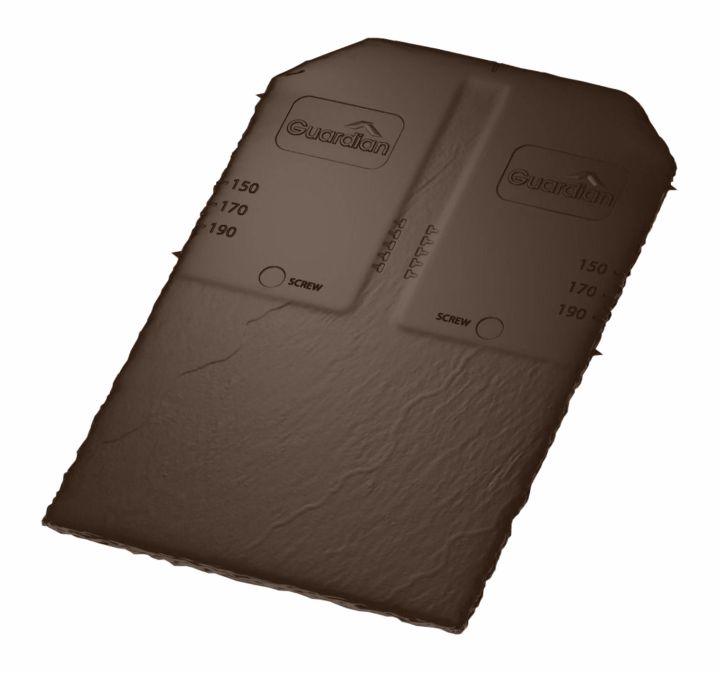 Guardian - Synthetic Slate Tile - Brown (Pack of 22)