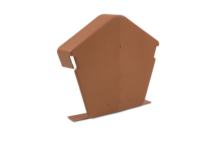Hambleside Danelaw - Angled Ridge End Cap for Interlocking Plain Tile Dry Verge (Pack of 10) Hambleside Danelaw - Angled Ridge End Cap for Interlocking Plain Tile Dry Verge (Pack of 10)