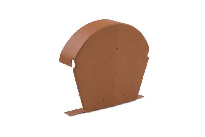 Hambleside Danelaw - Half Round Ridge End Cap for Interlocking Plain Tile Dry Verge (Pack of 10) Hambleside Danelaw - Half Round Ridge End Cap for Interlocking Plain Tile Dry Verge (Pack of 10)